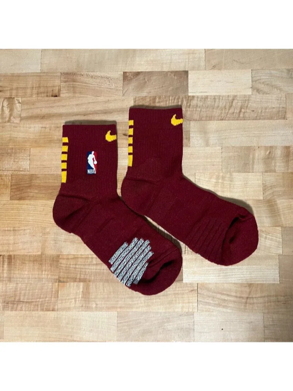 New Men's Large 8-12 Nike Elite Grip Basketball Quarter Socks NBA